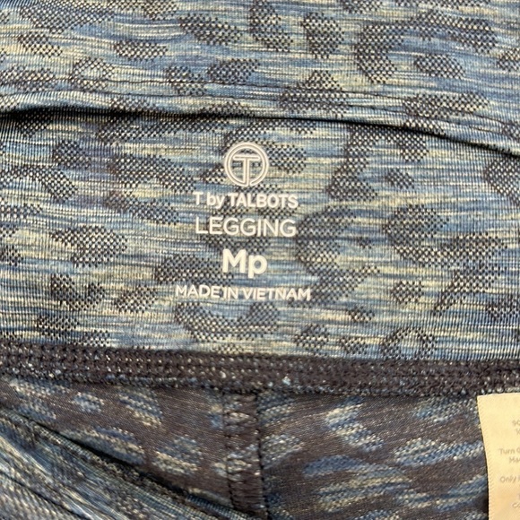 T by Talbots Space Dye Animal Everyday Stretch Legging Mp High Rise Breathable - Picture 6 of 13